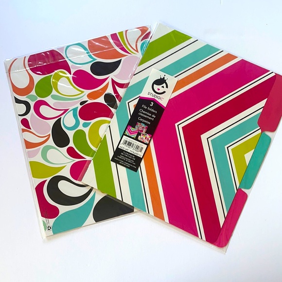 Carolina Pad 3pack File Folders with tabs - Picture 3 of 3